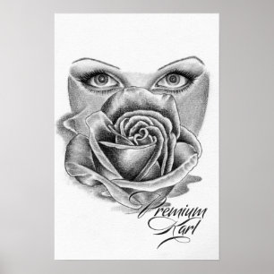 Ögon på steg poster