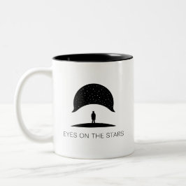 ögon på stjärnan Två-Tonad mugg