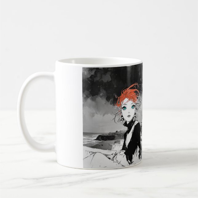 Ögon som en annalkande storm kaffemugg (Vänster)