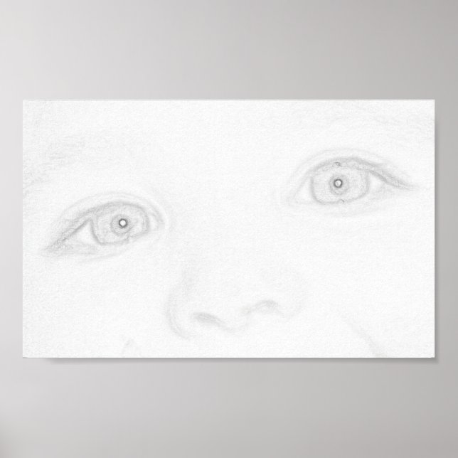 Ögon till ett barn poster (Framsidan)