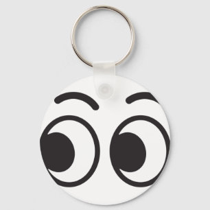 Ögon tittar emoji nyckelring