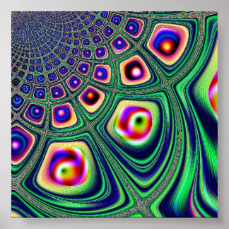 Ögon tittar på poster utskrift