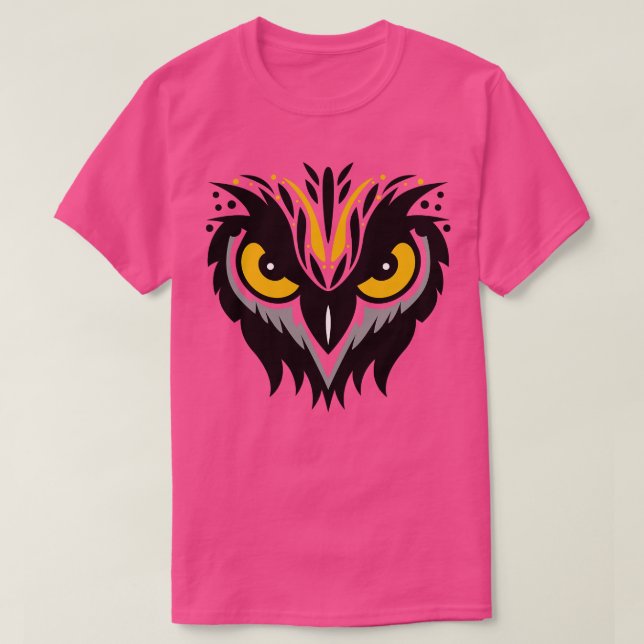 Ögon uggla t shirt (Design framsida)