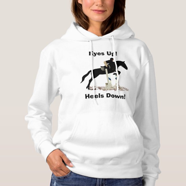 Ögon upp! Häl besegrar! Hästjumper T Shirt (Framsida)