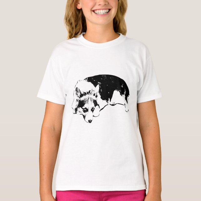 Ögon upp, hjärta Steady T Shirt (Framsida)