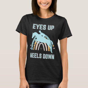 Ögon uppåt och nedåt - Roligt T Shirt