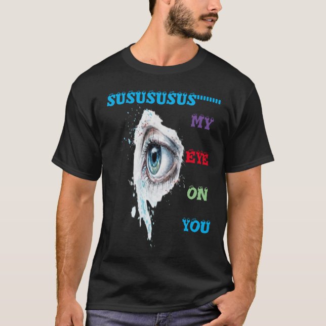 Ögon: Vattenfärgsfärgsektionens färgsedel T Shirt (Framsida)