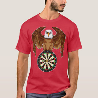 Ögon vid Darts med Dartboard T Shirt