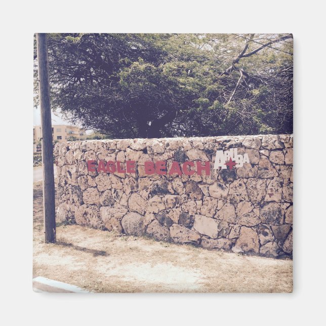 Ögonbåge - 2-tums kvadratiskt kvadratmagnet magnet (Framsidan)