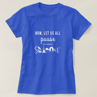 Ögonblick av vetenskapsblåttT-tröja T-shirt