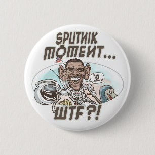 Ögonblick för Obama WTF Dodofågel Knapp