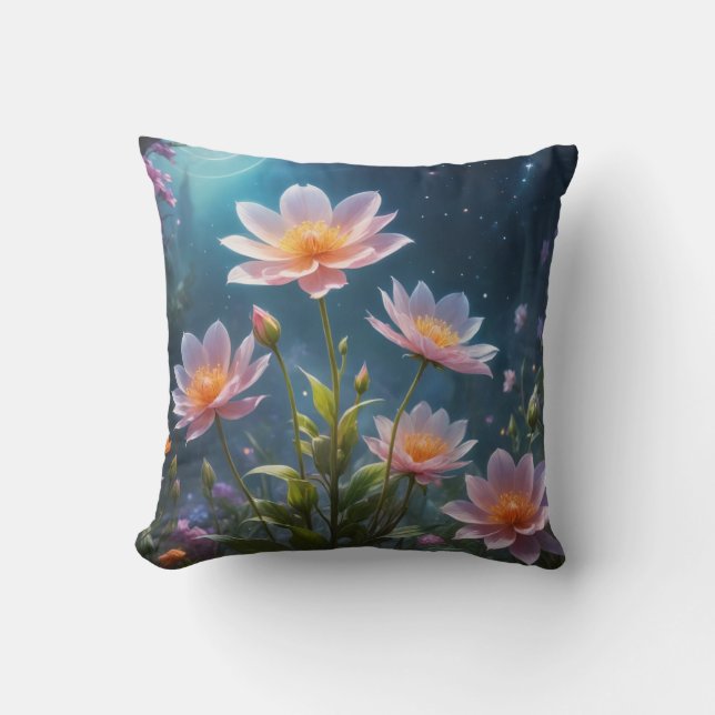 Ögonblick i den förtrollade trädgården kudde (Framsida)