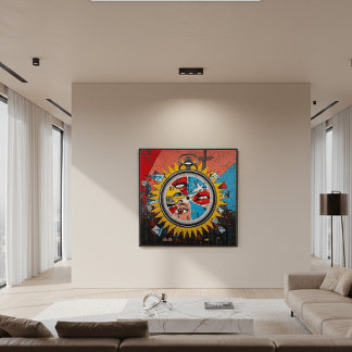 Ögonblick i tiden — samtida Pop Art på sträckt can Canvastryck
