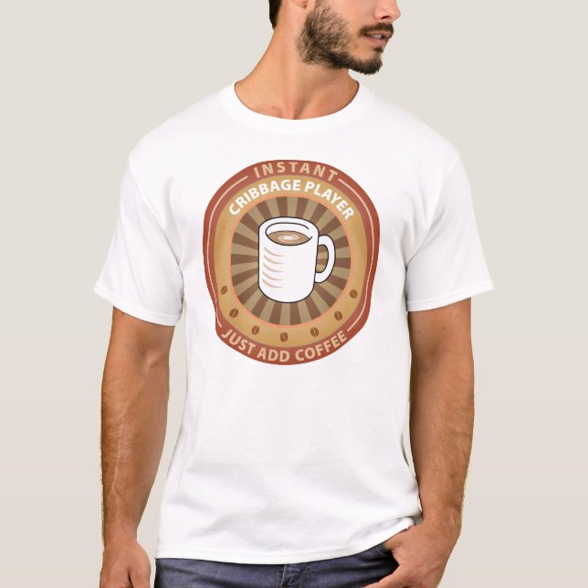 ÖgonblickCribbage spelare T-shirt (Framsida)