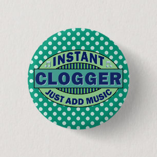 Ögonblicken Clogger tillfogar precis musik Knapp