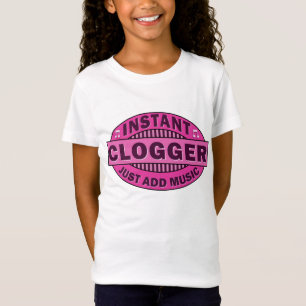Ögonblicken Clogger tillfogar precis musikrosor Tee Shirt