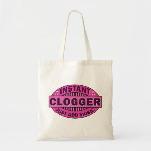 Ögonblicken Clogger tillfogar precis musikrosor Tygkasse