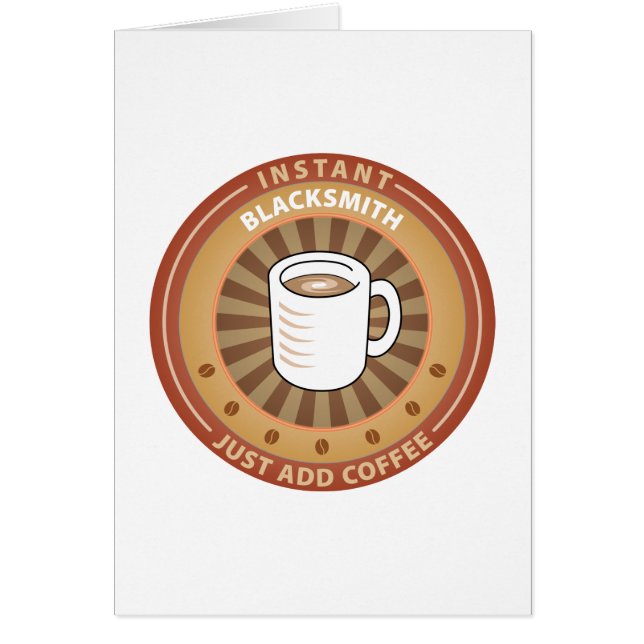 Ögonblickhovslagare Hälsningskort (Framsidan)