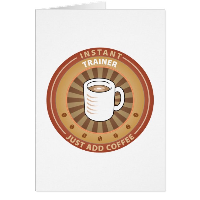 Ögonblickinstruktör Hälsningskort (Framsidan)