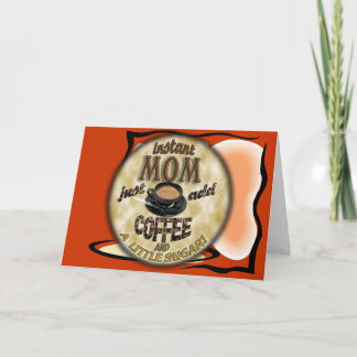 ÖGONBLICKMAMMAN tillfogar precis KAFFE (och lite Kort