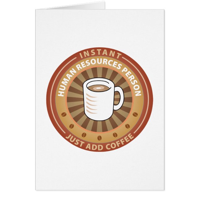 Ögonblickpersonalresursperson Hälsningskort (Framsidan)
