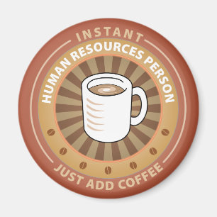 Ögonblickpersonalresursperson Magnet
