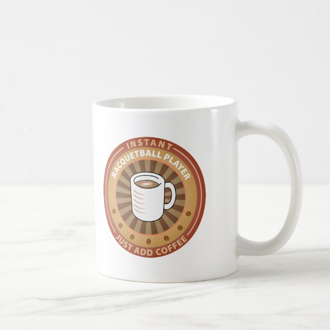 ÖgonblickRacquetballspelare Kaffemugg (Höger)