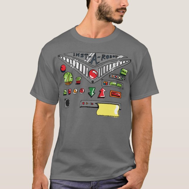 ögonblickrobot tee shirt (Framsida)