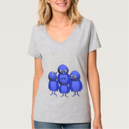 Ögonblicksbild av Blue Birds Family T Shirt