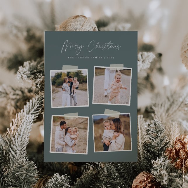 Ögonblicksbild | God jul 4 Foto Julkort (Skapare uppladdad)