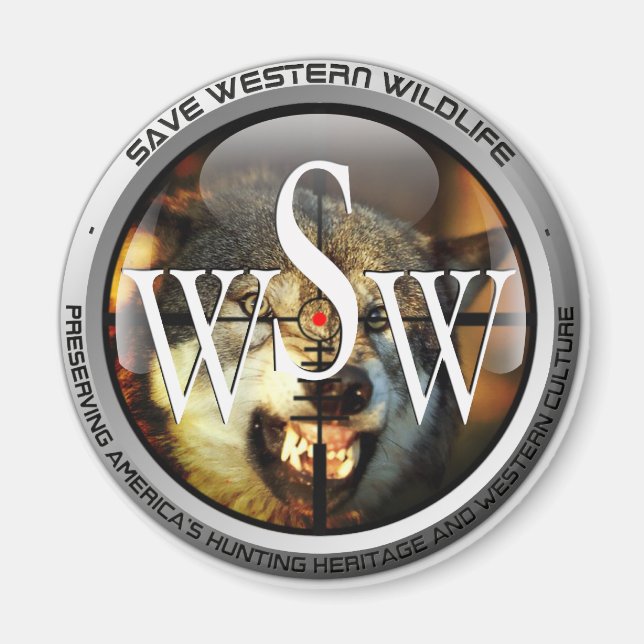 Ögonblicksbild, varg magnet (Framsidan)