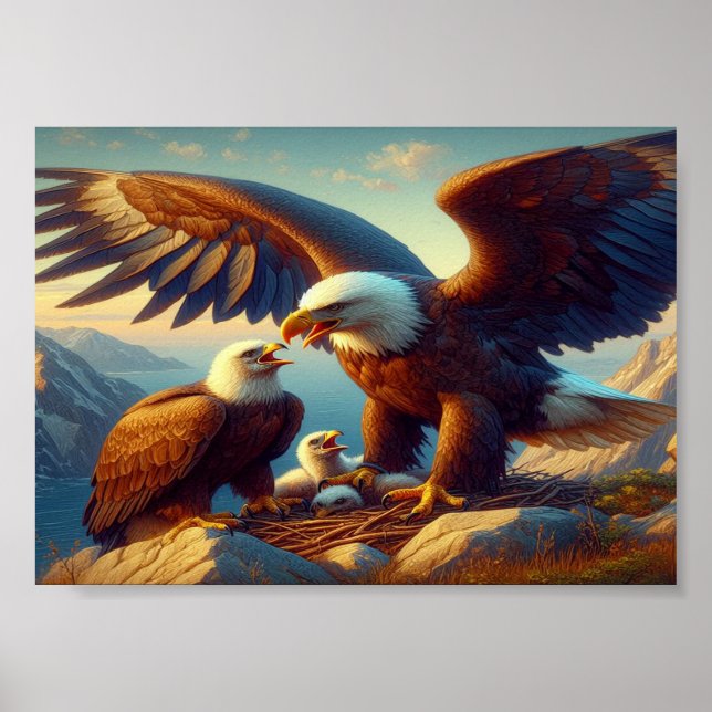 Ögonblicksbildande av familjen överst ett klipp un poster (Framsidan)