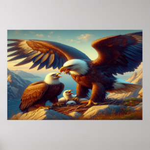 Ögonblicksbildande av familjen överst ett klipp un poster