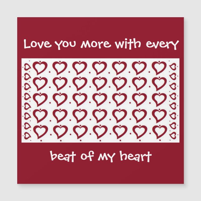 Ögonblicksbilder och små punkter Röda och vita Kär (Framsida)