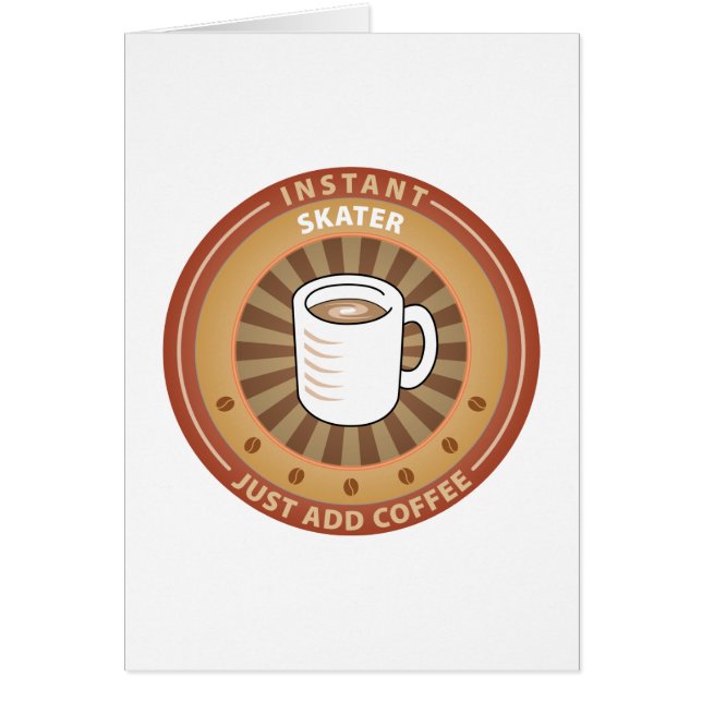 Ögonblickskater Hälsningskort (Framsidan)