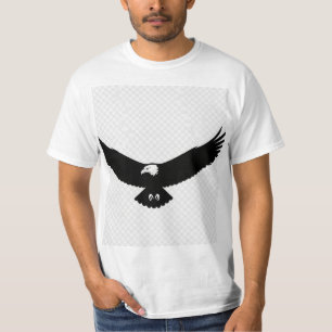 Ögonblixt med Vingar-spridning - minimalistiskt Ve T Shirt