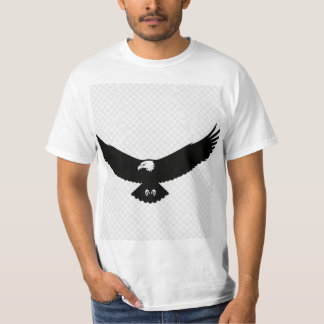 Ögonblixt med Vingar-spridning - minimalistiskt Ve T Shirt