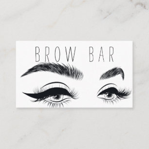 Ögonbryn & Wimper Ögonbrynsmakeup, Ögonfransförlän Visitkort