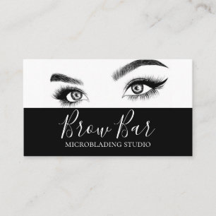 Ögonbryn & Wimper Ögonbrynsmakeup, Wimperförlängni Visitkort