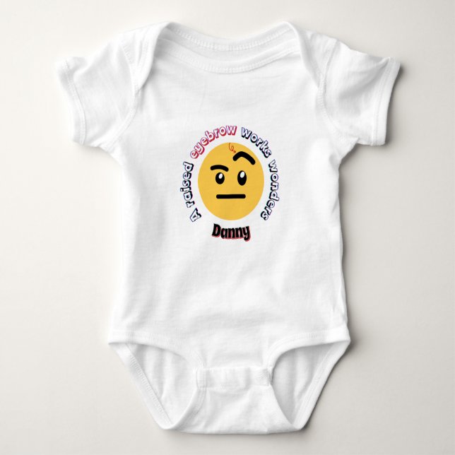 Ögonbrynssass: Ett upphissat ögonbryn gör underver T Shirt (Framsida)