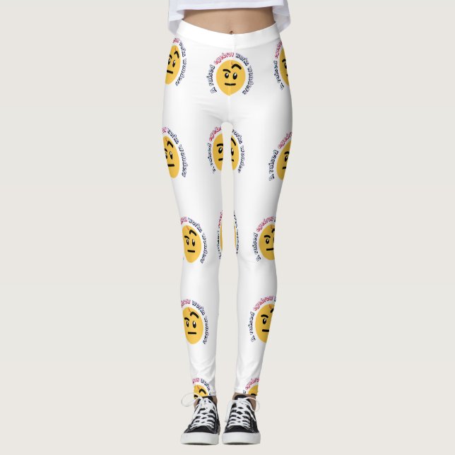 Ögonbrynssass: Ett uppriktat ögonbryn gör underver Leggings (Framsida)