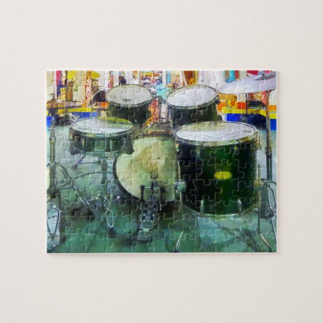 Ögondartrumuppsättning Pussel (Horisontell)