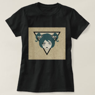 ögonelaschad dam t-shirt