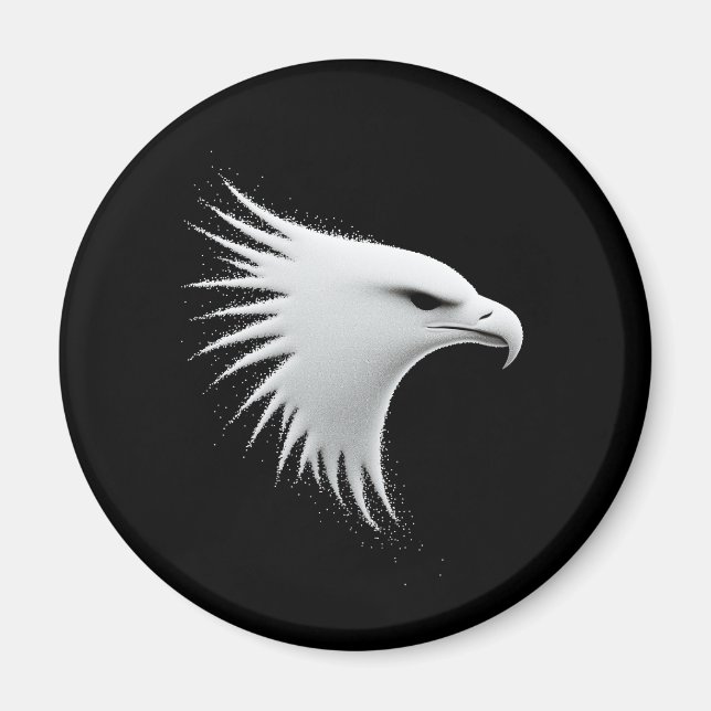 Ögonen - Abstraktens väggkonst Magnet (Framsidan)