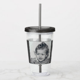 Ögonen av den Keke akryltumbleren Take Away Mugg