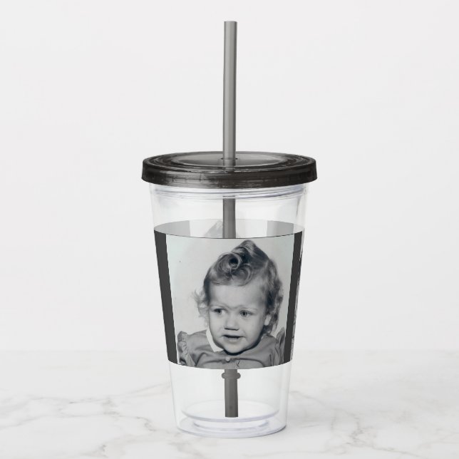 Ögonen av den Keke akryltumbleren Take Away Mugg (Framsida)