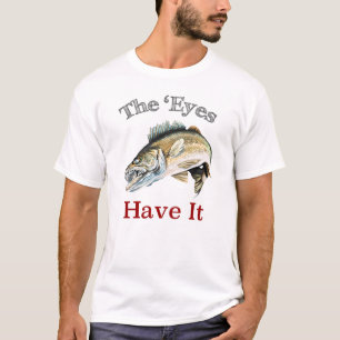 'Ögonen har det. Walleyes som är T-shirt