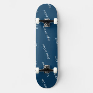 Ögonfångande anpassad varumärkesnamn textmönster m mini skateboard bräda 18,5 cm