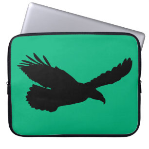 Ögonflygande Grönt Laptop sleeve Ditt Färg - Text