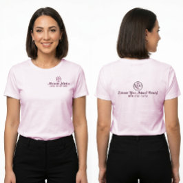 Ögonfrans Makeup Artist Anpassad Logotyp T Shirt